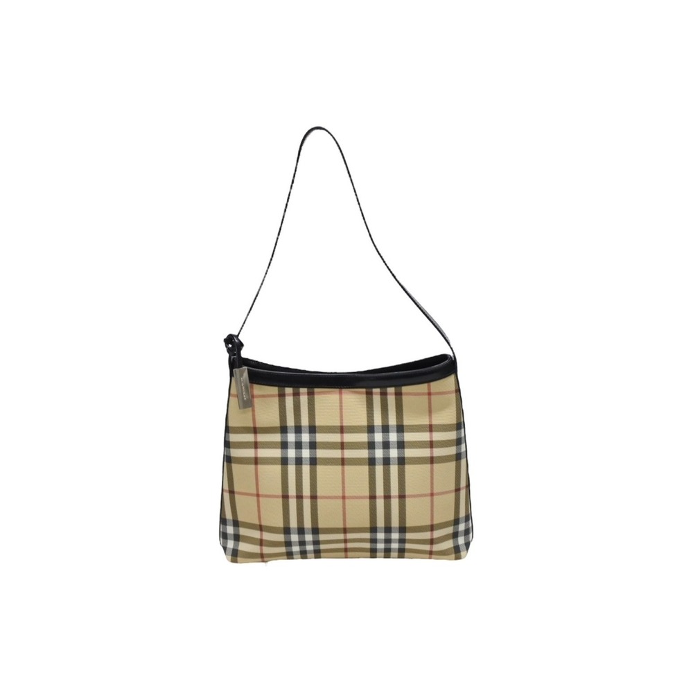 Burberry leather black One the Nova bag Check Hobo Beige Shoulder Tan - Picture 2 of 10